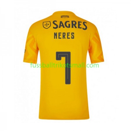 Fußballtrikots Benfica Lissabon David Neres 7 2022-2023 Kurzarm Auswärts-trikot kaufen